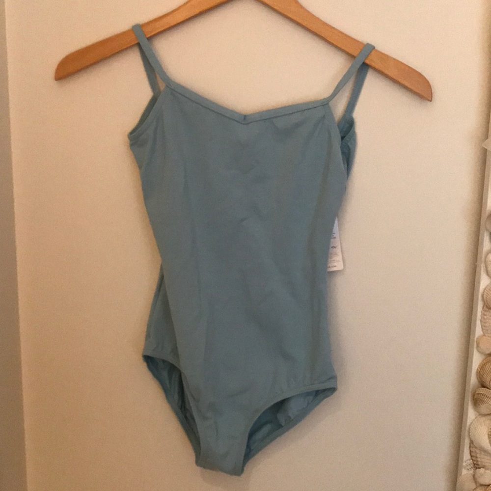 Capezio light blue leotard